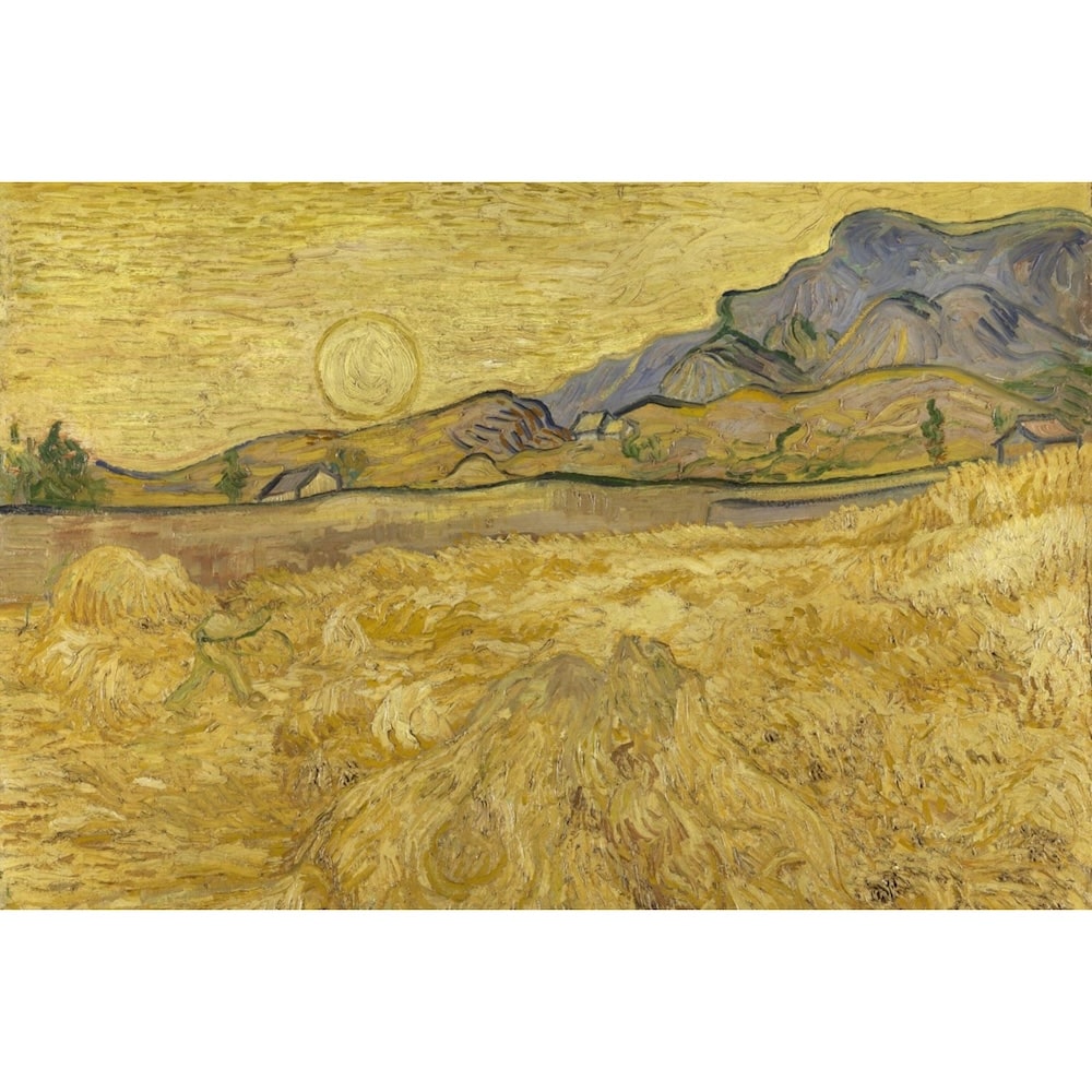 Peinture de Van Gogh Paysage, art mural décoration nature
