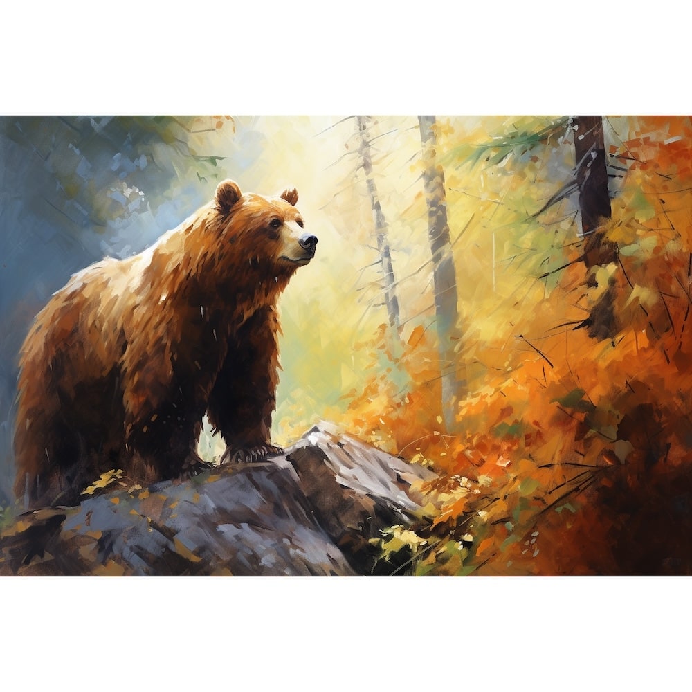 Peinture Enfant Ours