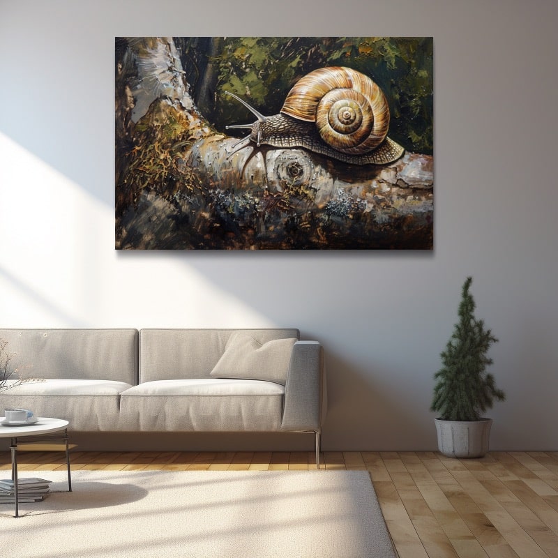 Peinture Escargot