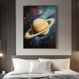 Peinture Espace Galaxie, art mural décoration nature
