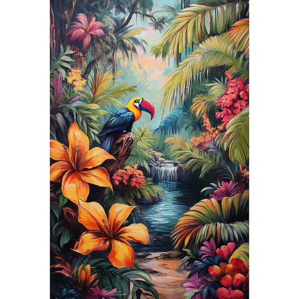 Peinture Exotique sur Toile