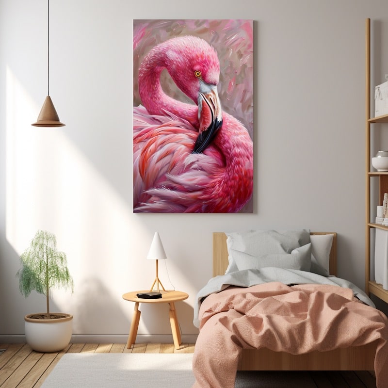 Peinture Flamand Rose