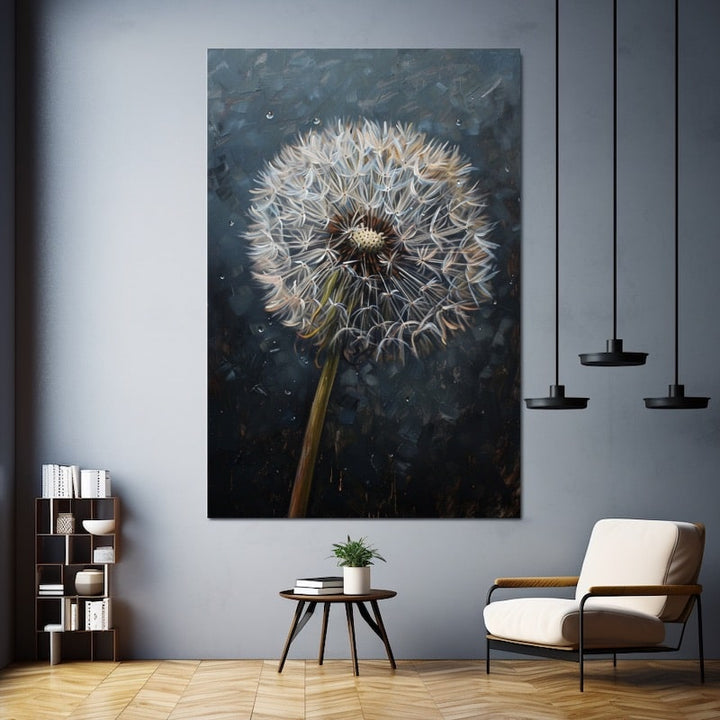Peinture Fleur Blanche