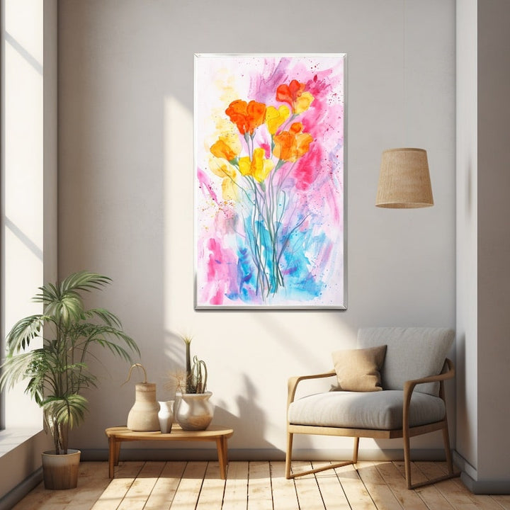 Peinture Fleur Maternelle