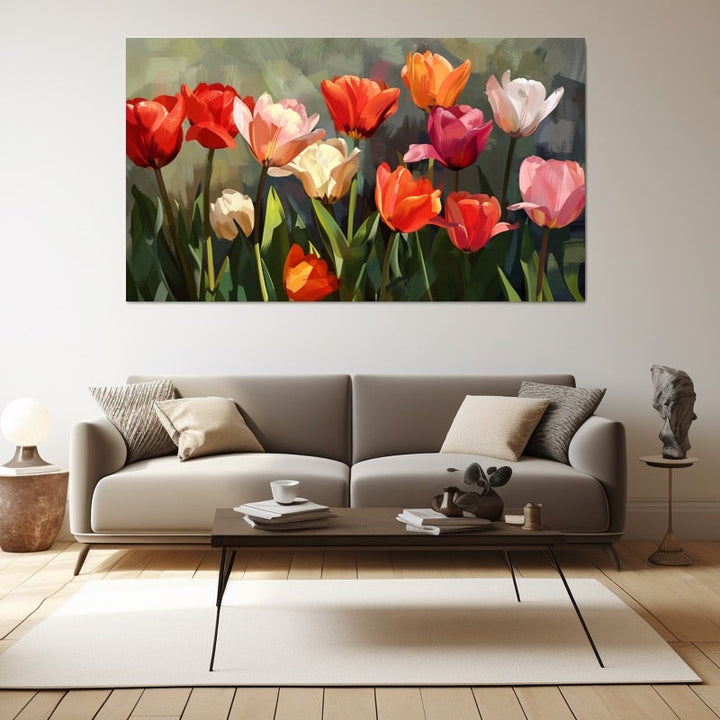 Peinture Fleurs Acrylique