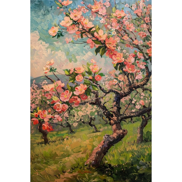 Peinture Fleurs Pommiers