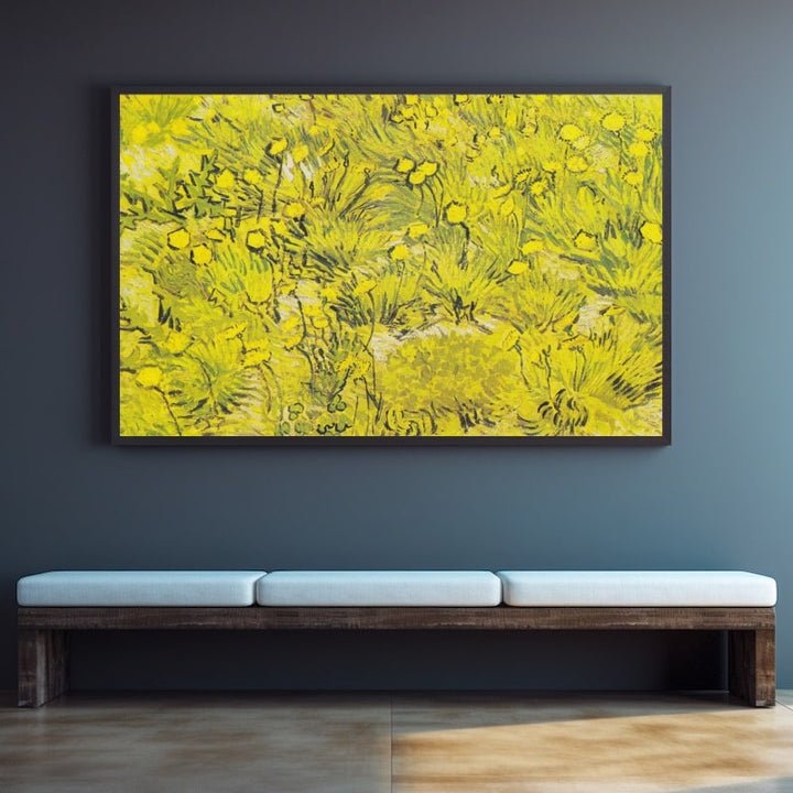 Peinture Fleurs Van Gogh, art mural décoration nature