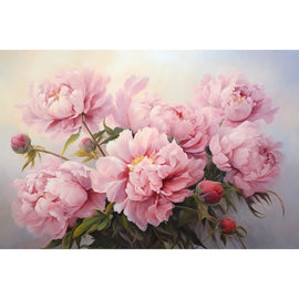 Peinture Florale Pivoines