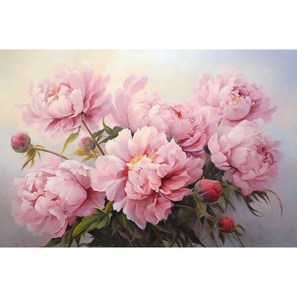 Peinture Florale Pivoines