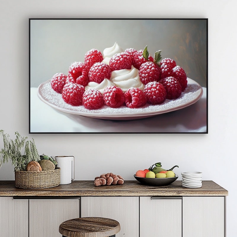 Peinture Framboise Cuisine