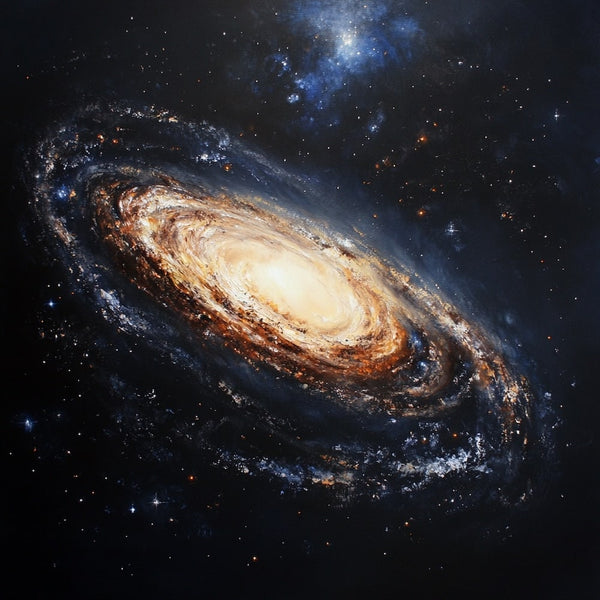 Peinture Galaxie Acrylique, art mural décoration nature