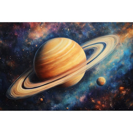 Peinture Galaxie Salon, art mural décoration nature