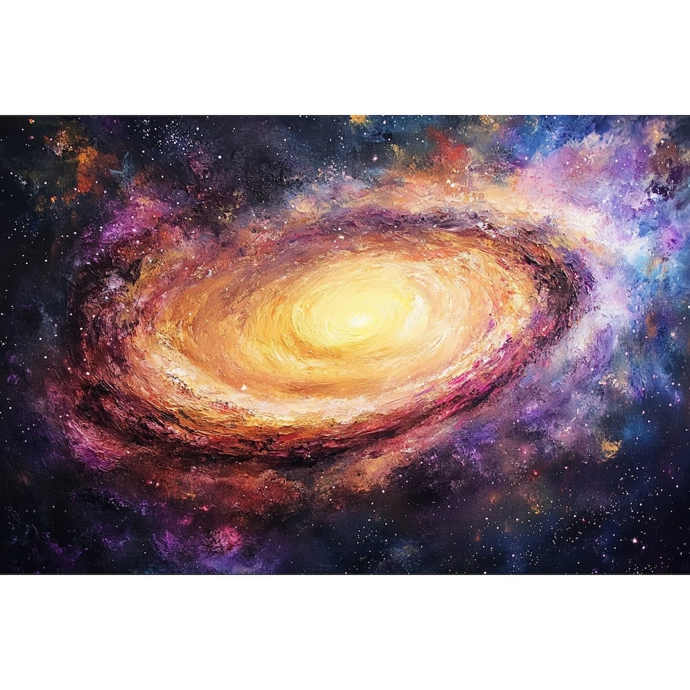 Peinture Galaxie en Dessin