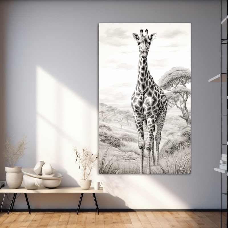 Peinture Girafe Dessin
