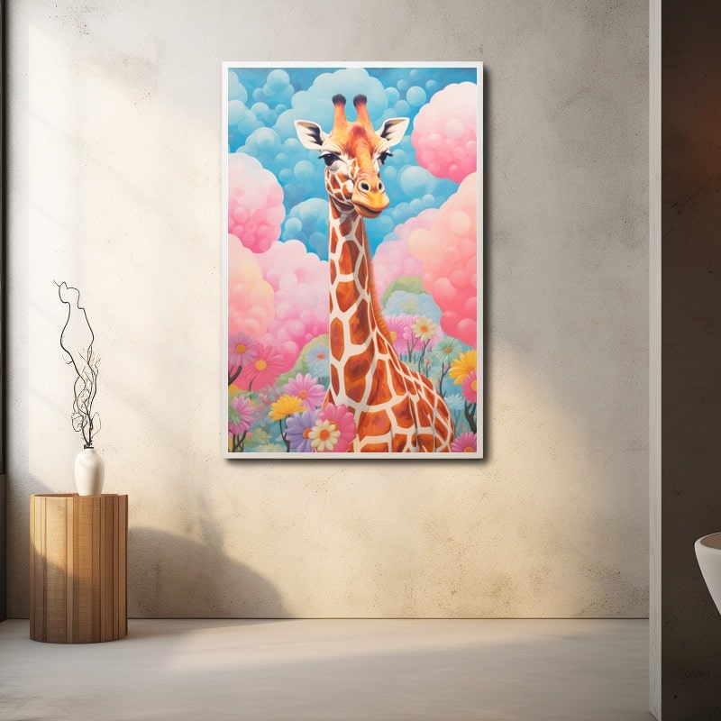 Peinture Girafe Maternelle
