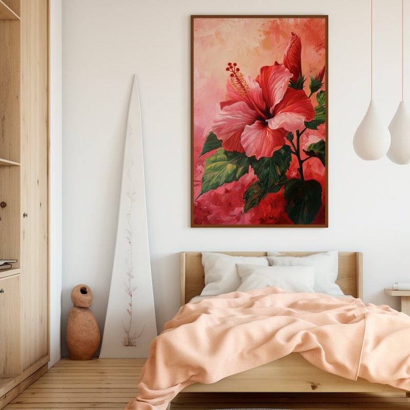 Peinture Hibiscus