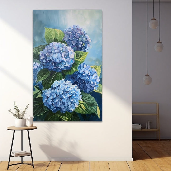Peinture Hortensias