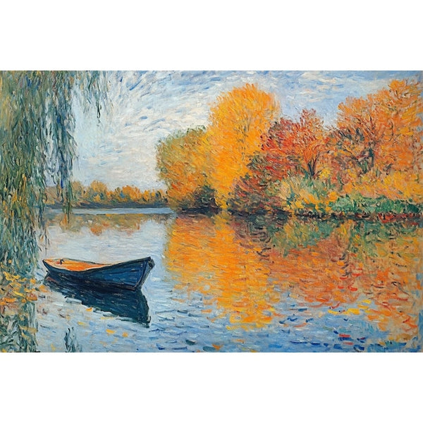 Peinture Impressionnisme Automne, art mural décoration nature