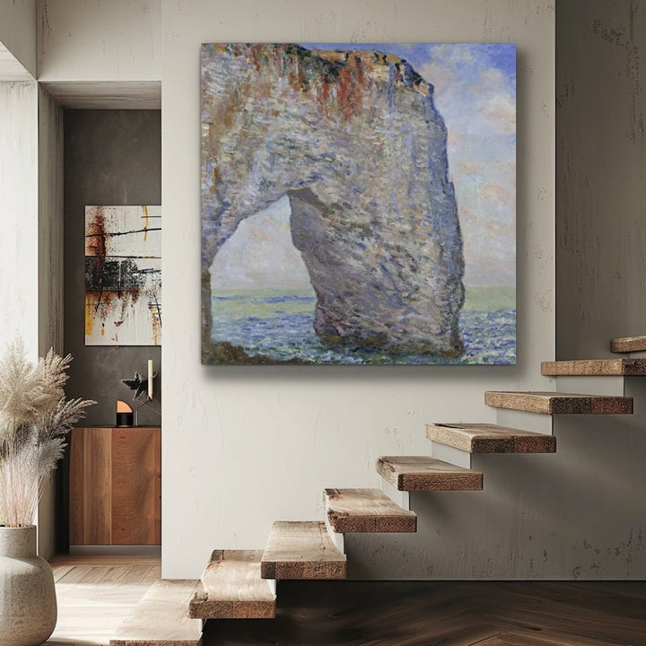 Peinture Impressionniste Bord de Mer, art mural décoration nature