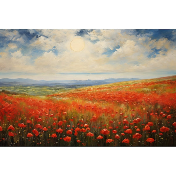 Peinture Impressionniste Coquelicot