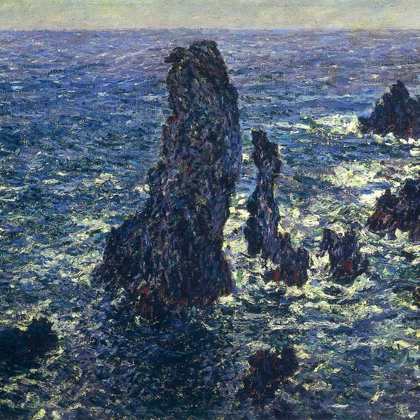 Peinture Impressionniste Mer, art mural décoration nature