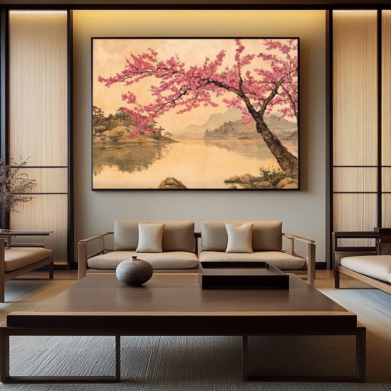 Peinture Japonaise Sakura