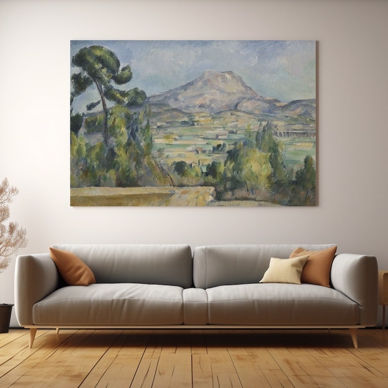 Peinture La Montagne Sainte Victoire