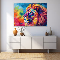 Thumbnail for Peinture Lion Multicolore