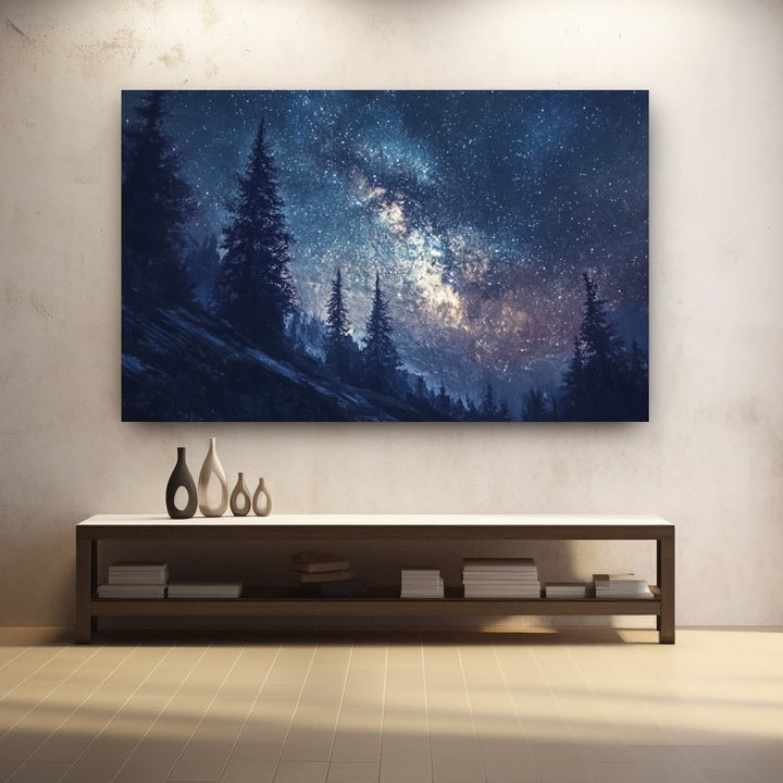 Peinture Lumière et Espace, art mural décoration nature