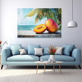 Peinture Mangue, art mural décoration nature