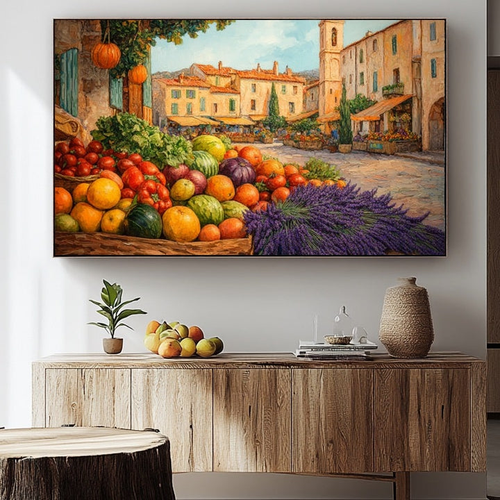 Peinture Marché Provençal