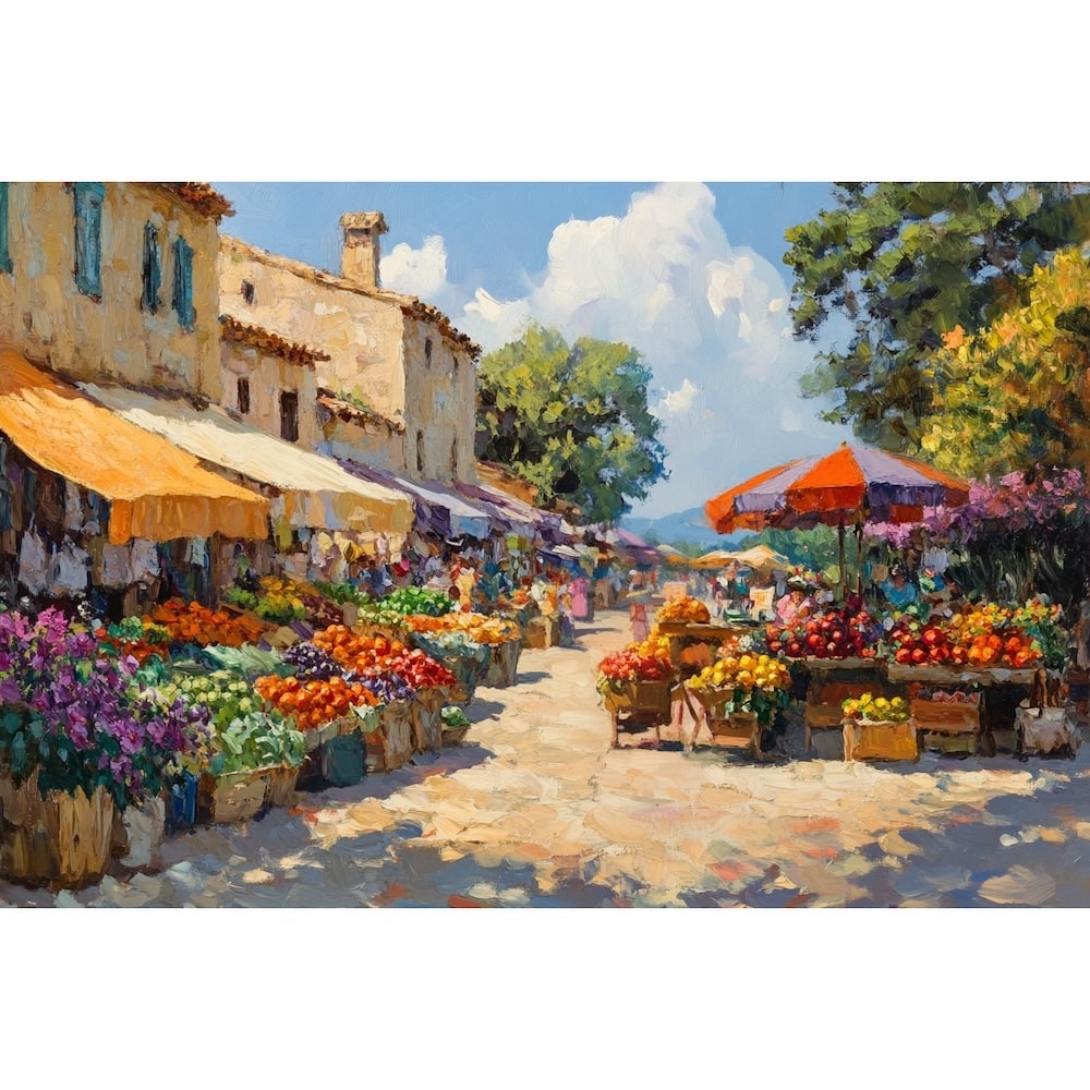 Peinture Marché Provence