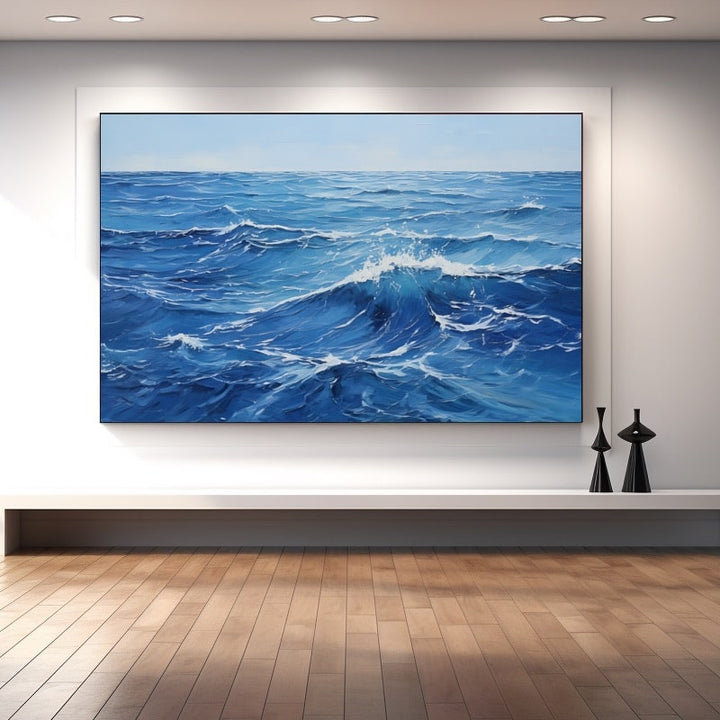 Peinture Mer Acrylique, art mural décoration nature