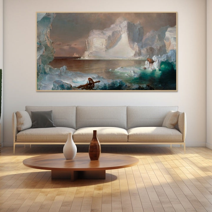Peinture Mer Connue, art mural décoration nature
