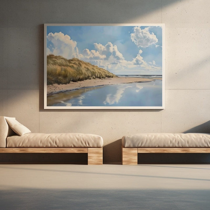Peinture Mer du Nord, art mural décoration nature