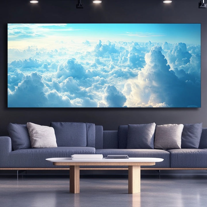 Peinture Mer de Nuages, art mural décoration nature