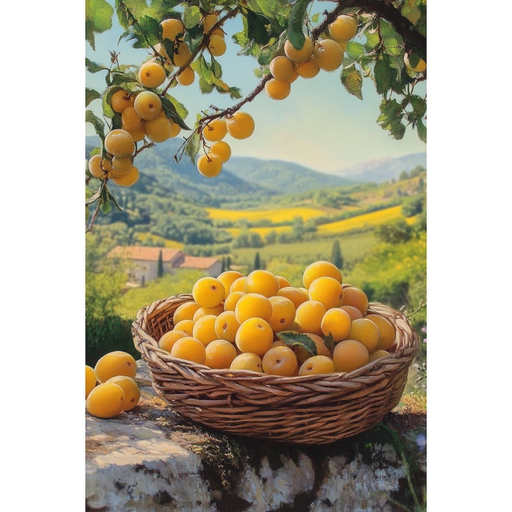 Peinture Mirabelles