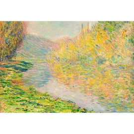 Peinture Automne Monet, art mural décoration nature