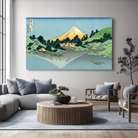 Peinture Mont Fuji Hokusai, art mural décoration nature