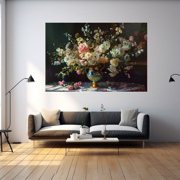Peinture Morte Fleurs