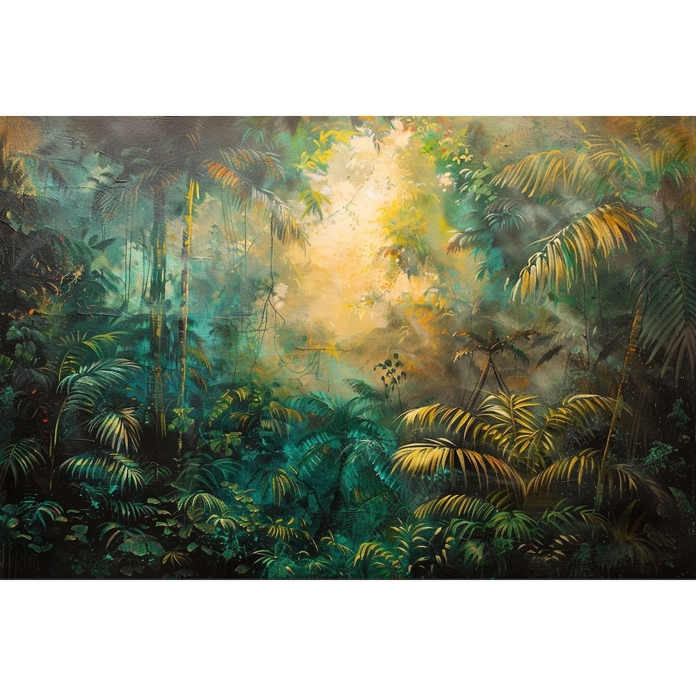 Peinture Murale de Jungle