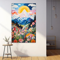 Thumbnail for Peinture Naïve Montagne