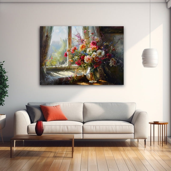 Peinture Nature Morte Bouquet De Fleurs