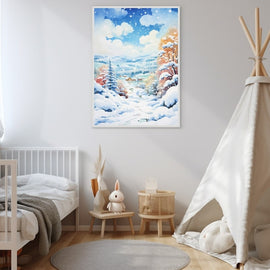 Peinture Neige Maternelle
