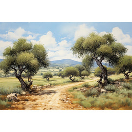 Peinture Oliviers