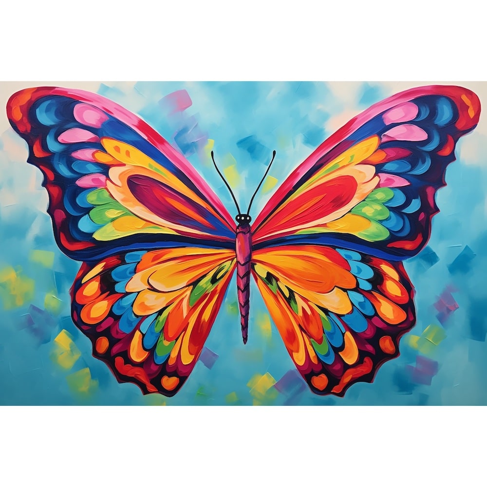Peinture Papillons Fantastique