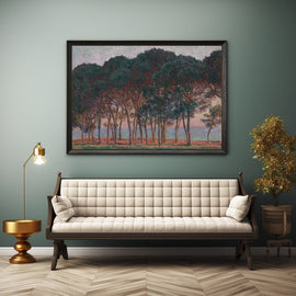 Peinture Paysage Claude Monet, art mural décoration nature