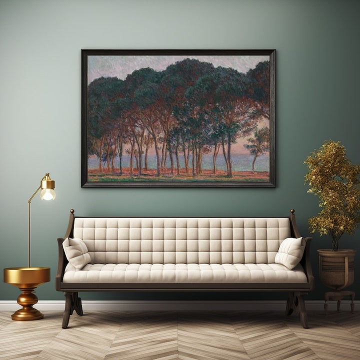 Peinture Paysage Claude Monet, art mural décoration nature
