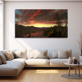 Peinture Paysage Connu, art mural décoration nature