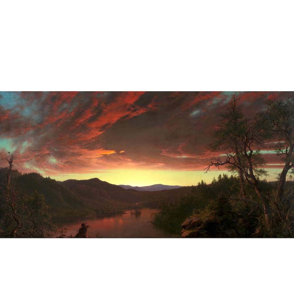 Peinture Paysage Connu, art mural décoration nature